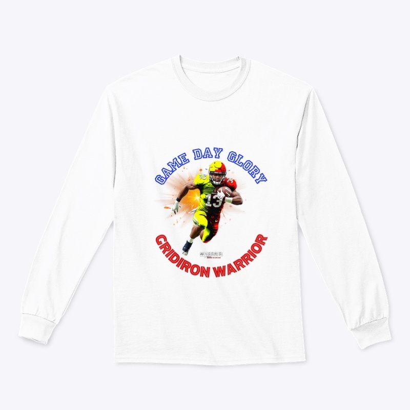 GRIDIRON WARRIOR Yellow & Red print