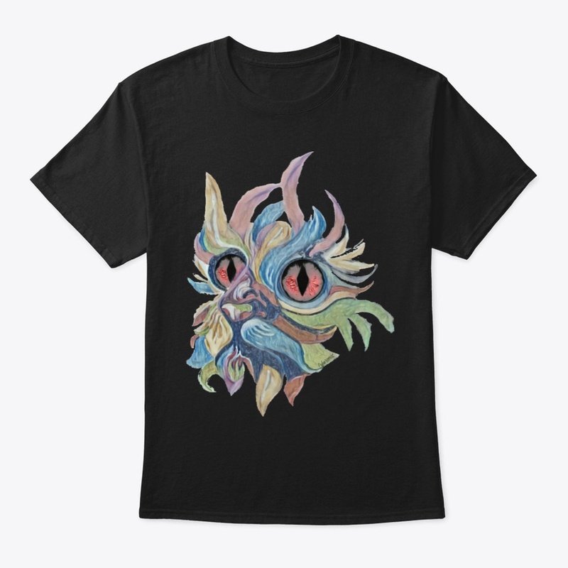 Colorful lion head