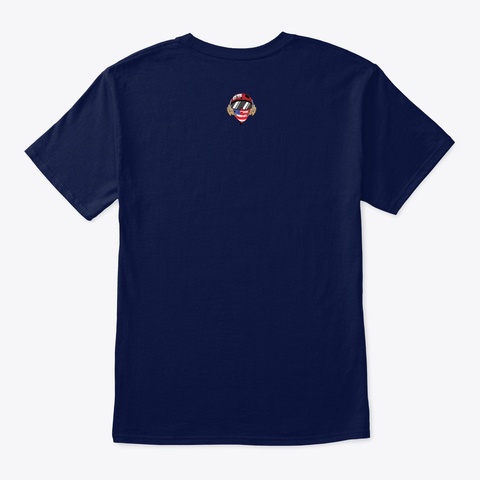 1,2,3 Lift! Navy Camiseta Back