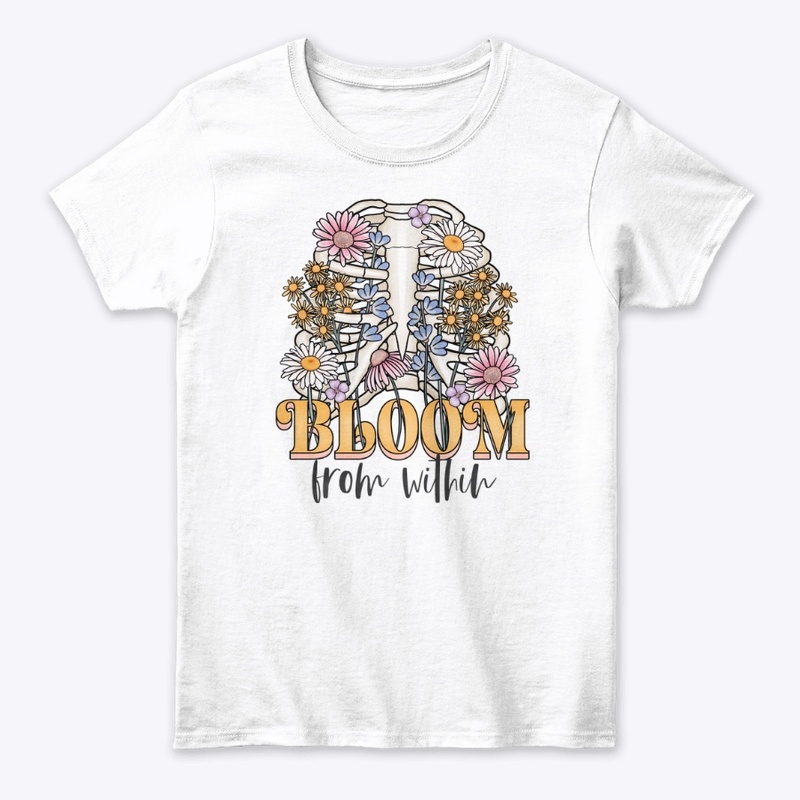 Bloom from within rib cage