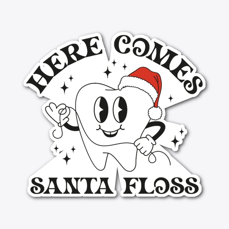 Here Comes Santa Floss