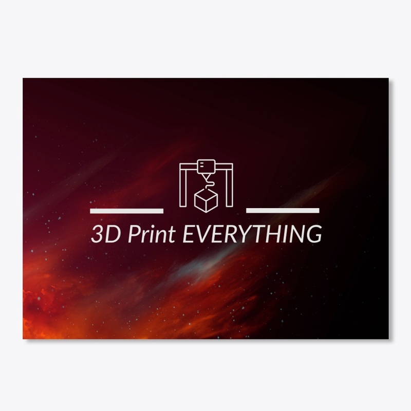 3D Print EVERYTHING Galaxy Sticker
