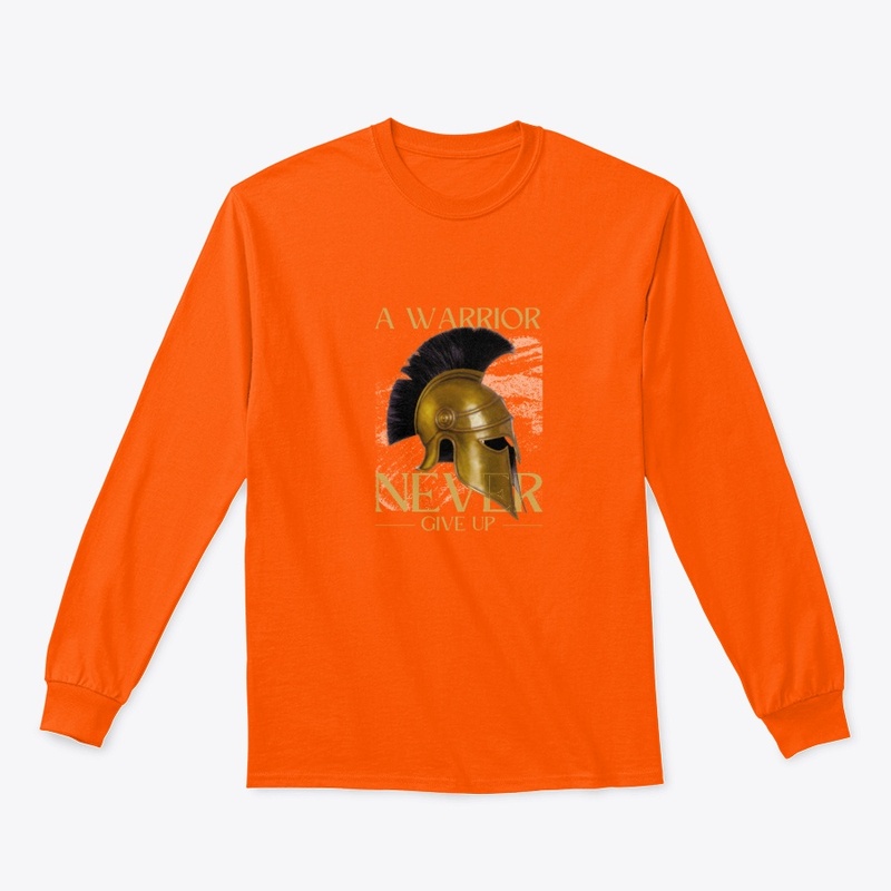 Never Give Up T- Shirt Design 