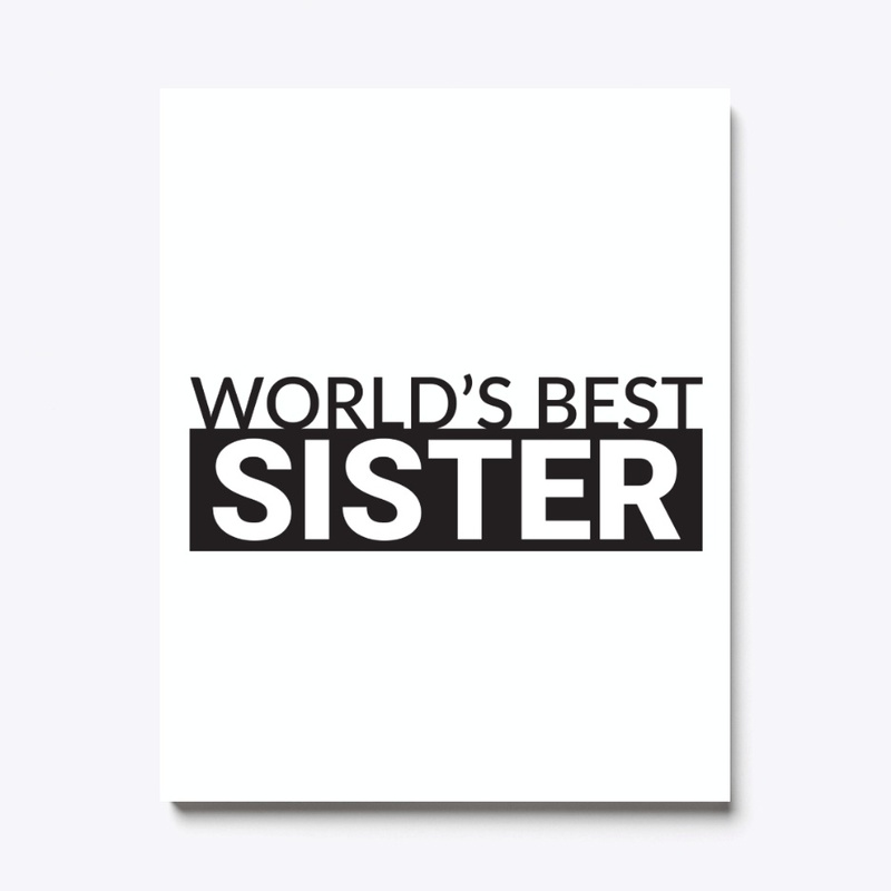 World's Best Sister home decor