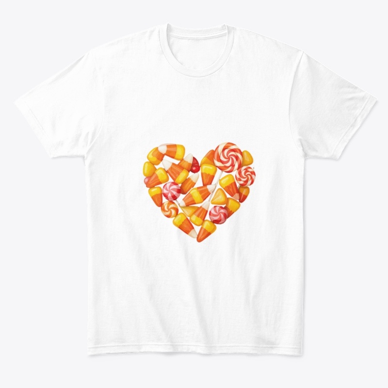 Sweet Candy Corn Heart