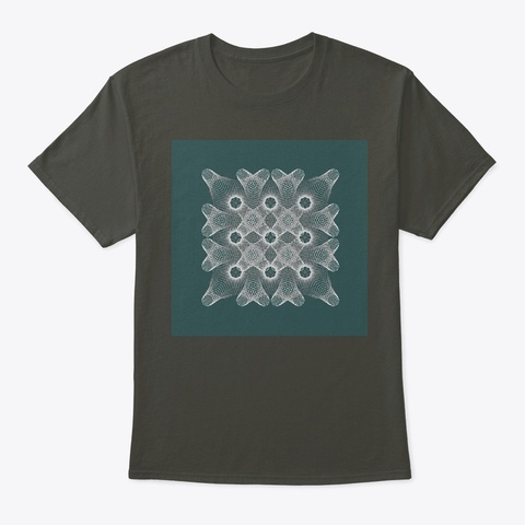 The Mental Plane (T Shirt Version) Smoke Gray T-Shirt Front