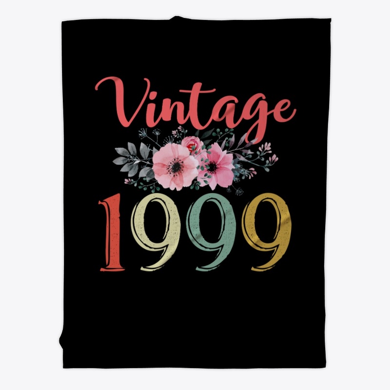 Vintage 1999 Floral 21st Birthday Gift