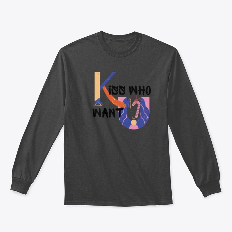LGBTQ Christmas Kiss Who You Want Tees