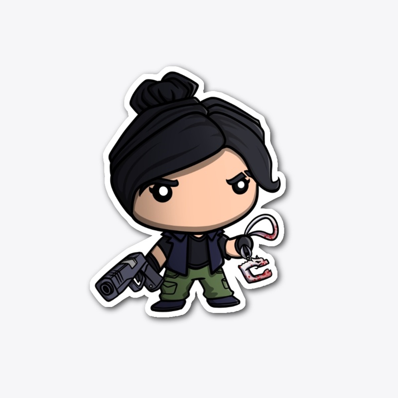 Jessi Adler Chibi Sticker