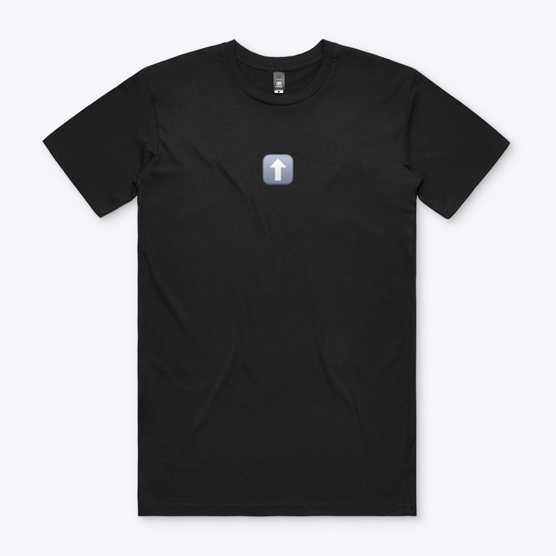 Up arrow (top) T-shirt 