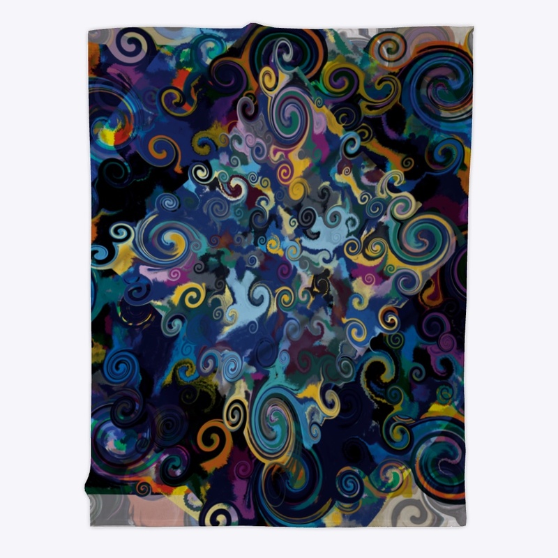 Colorful whirls