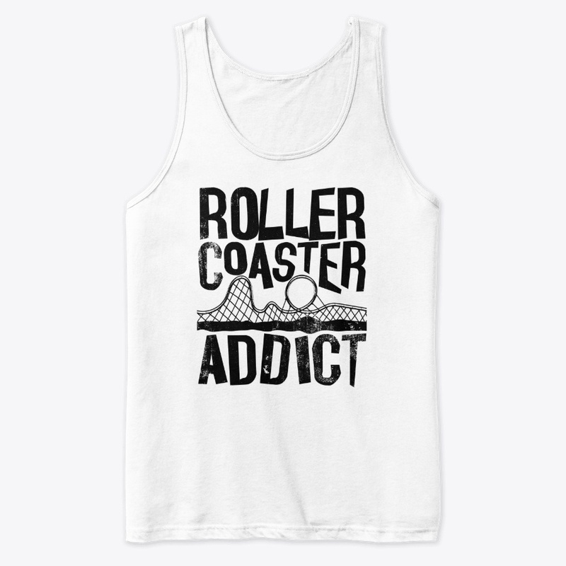 Roller Coaster Addict  / black handdrawn
