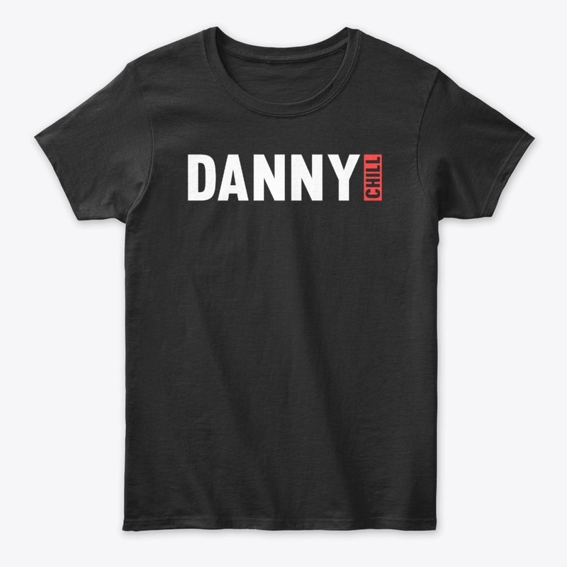 Danny Chill (Red Vert), White on Black