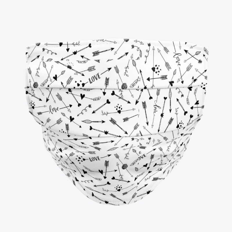 Hand drawn arrows seamless pattern