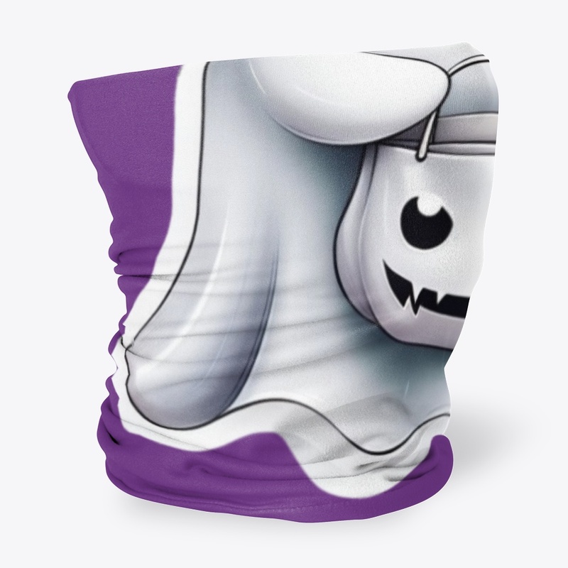 Cute Ghost with Candy Bucket