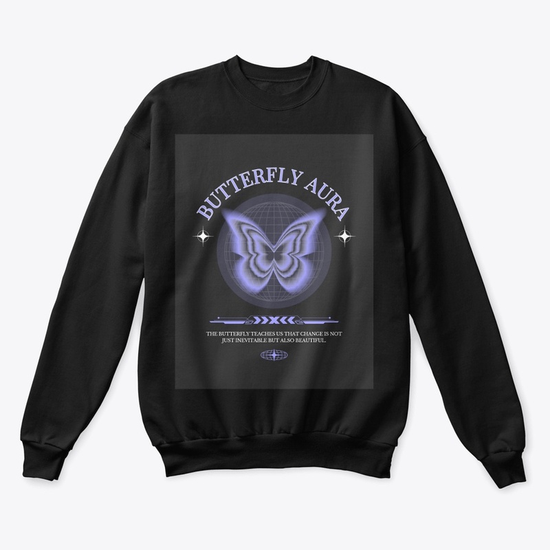 BUTTERFLY AURA t-shirt design 
