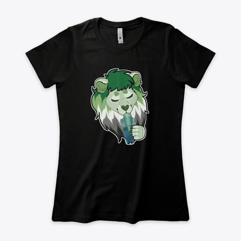 Bubble Tea Pride Lion (Aromantic)