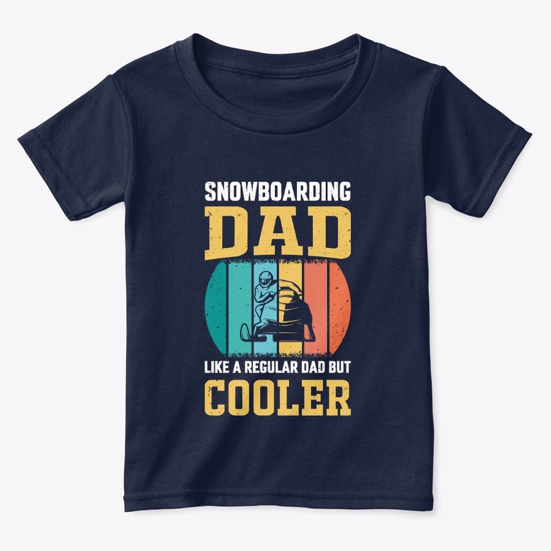 Snowboarding Dad Like A Regular Dad Tee
