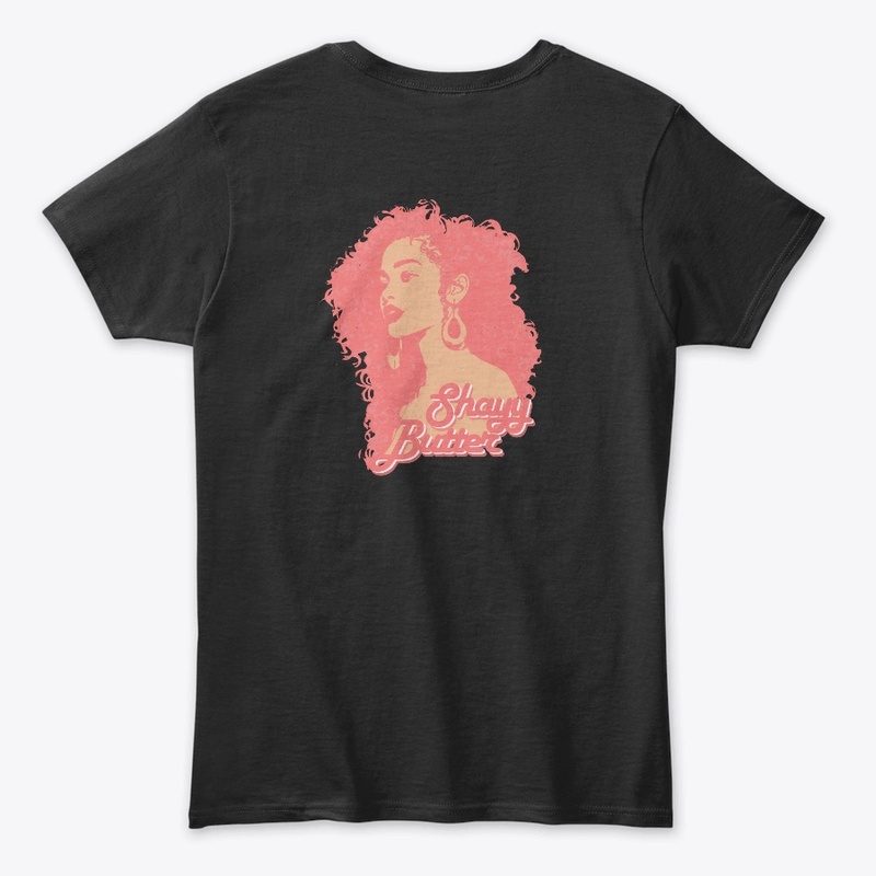 Curly Natural Haired Woman with Earrings