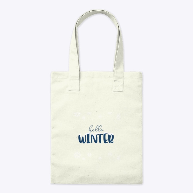Hello Winter Tote Bag