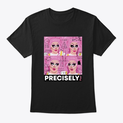 Trixie Iq Kitty From Drag Race Black T-Shirt Front