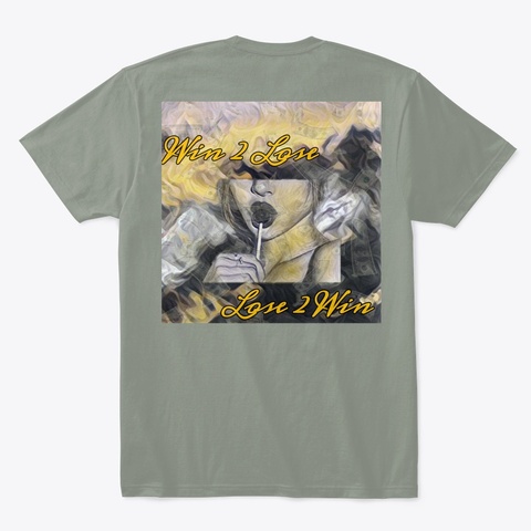 2 Win T Grey Kaos Back