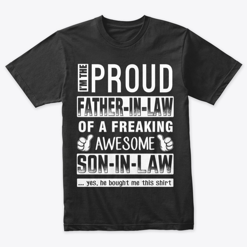 I'm the proud father-in-law