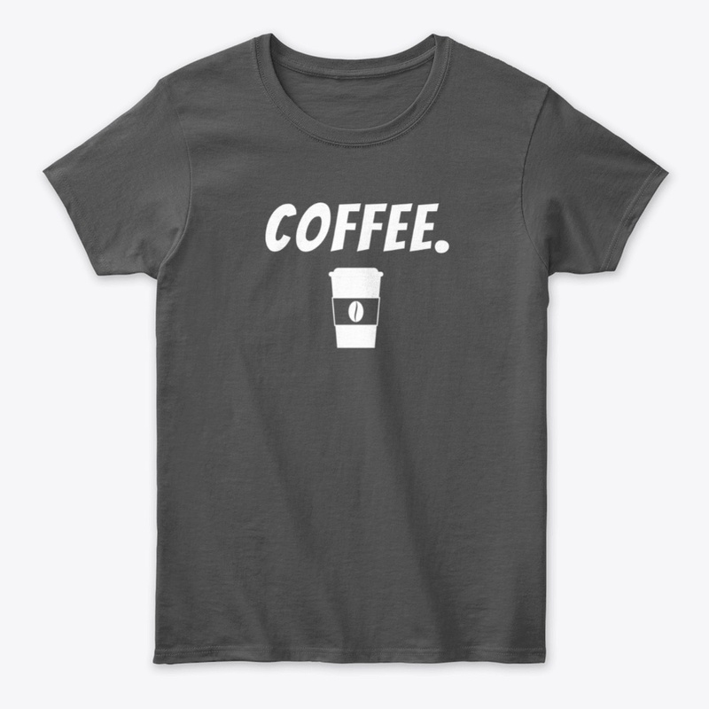 Coffee Shirt Minimalist Design