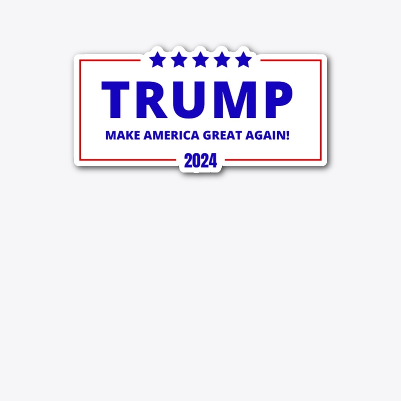 Trump 2024 Blue Red 