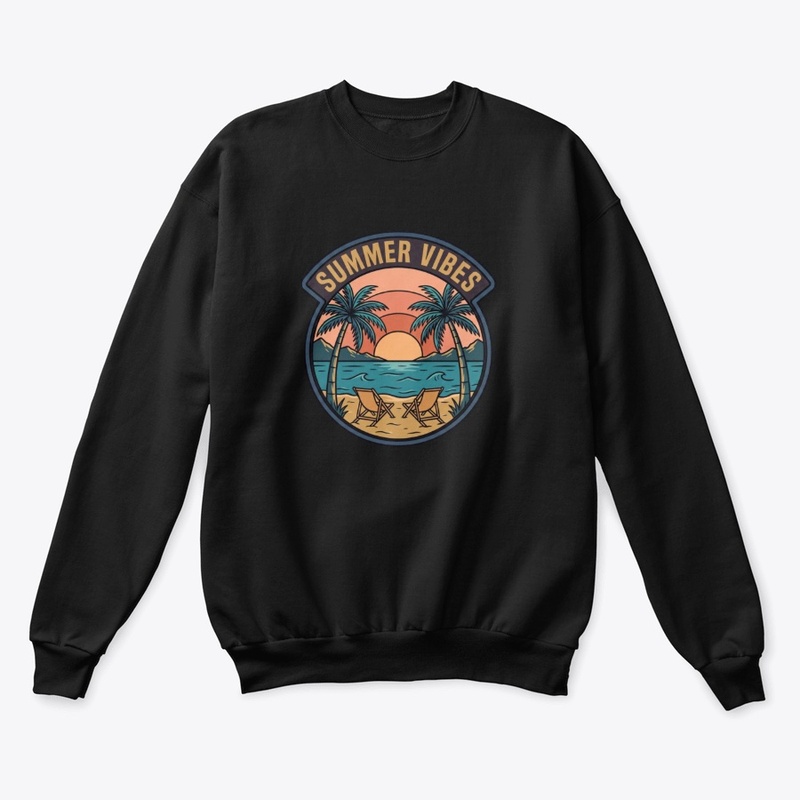 Vintage Summer Vibes T-Shirt Design