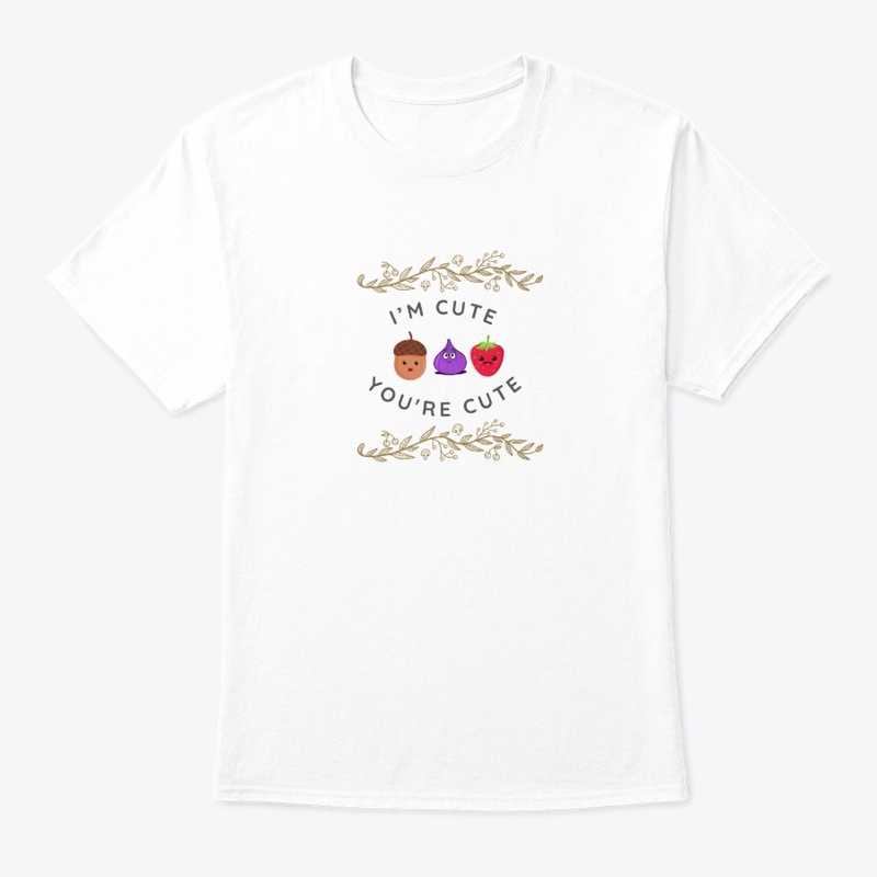 Typography I'm Cute You're Cute