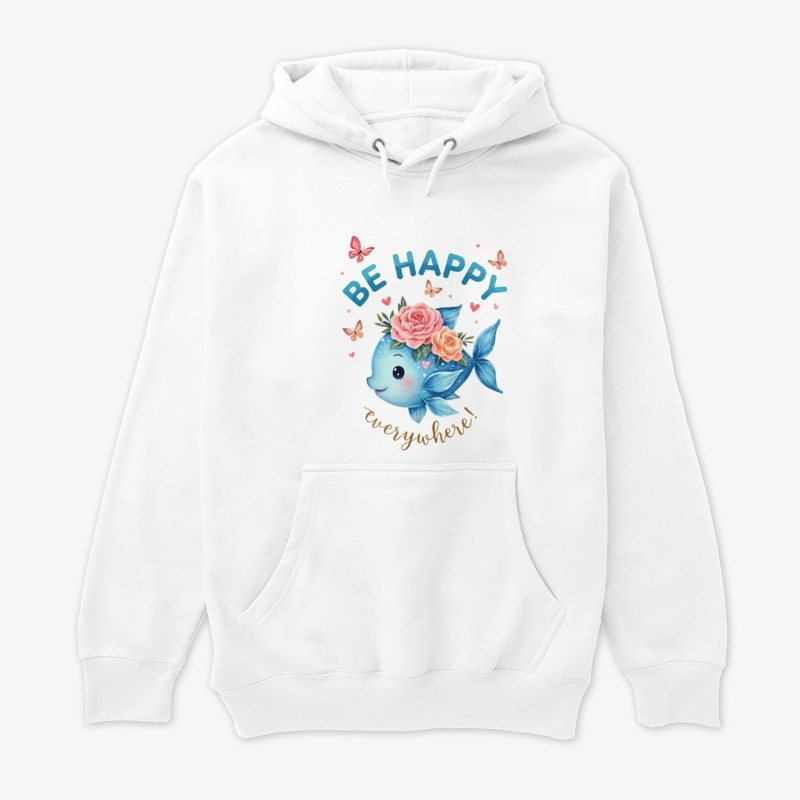 sea fish in blue and crystal