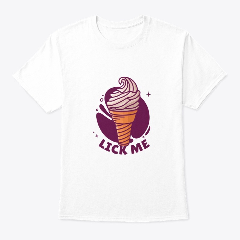 Lick me ice-cream t-shirt