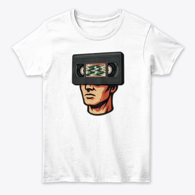 Tape Head (Retro VHS Horror Static)