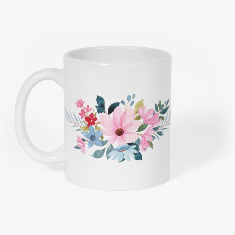 Women T-shirt Design with flower
