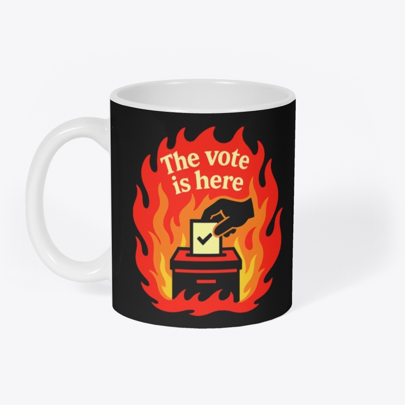 Custom Vote Graphic|Vote Tee,Bold Voting