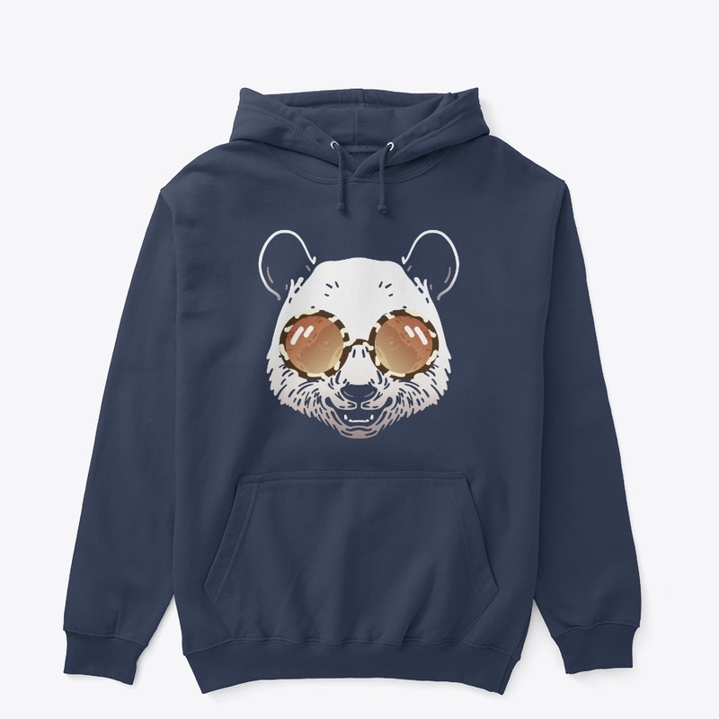 Cute Panda in Sunglasses (Colored+sg01)