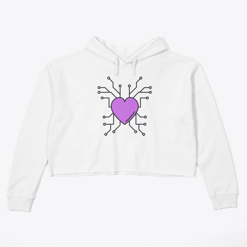 Crop Sweater Heart wired deep
