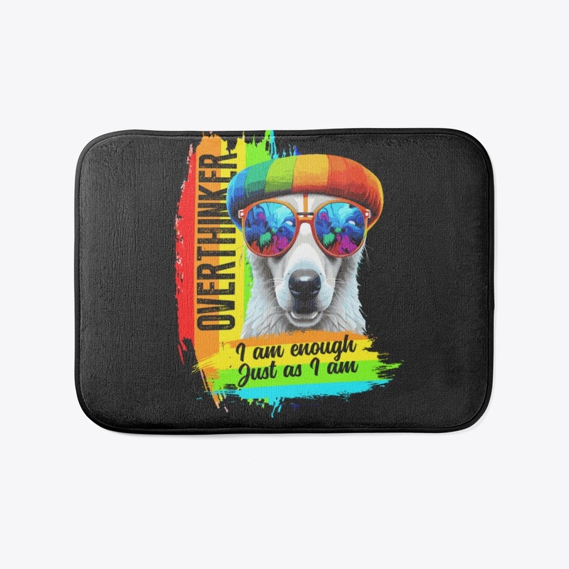 Rainbow Cute Dog T-shirt Design