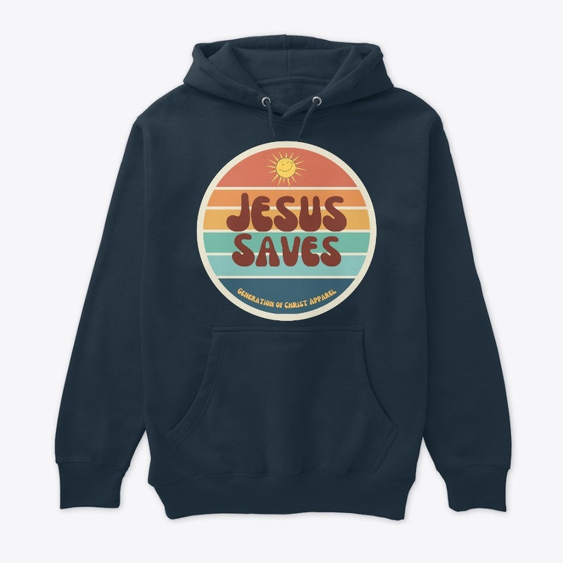 Unisex Pullover Hoodie—Jesus Saves