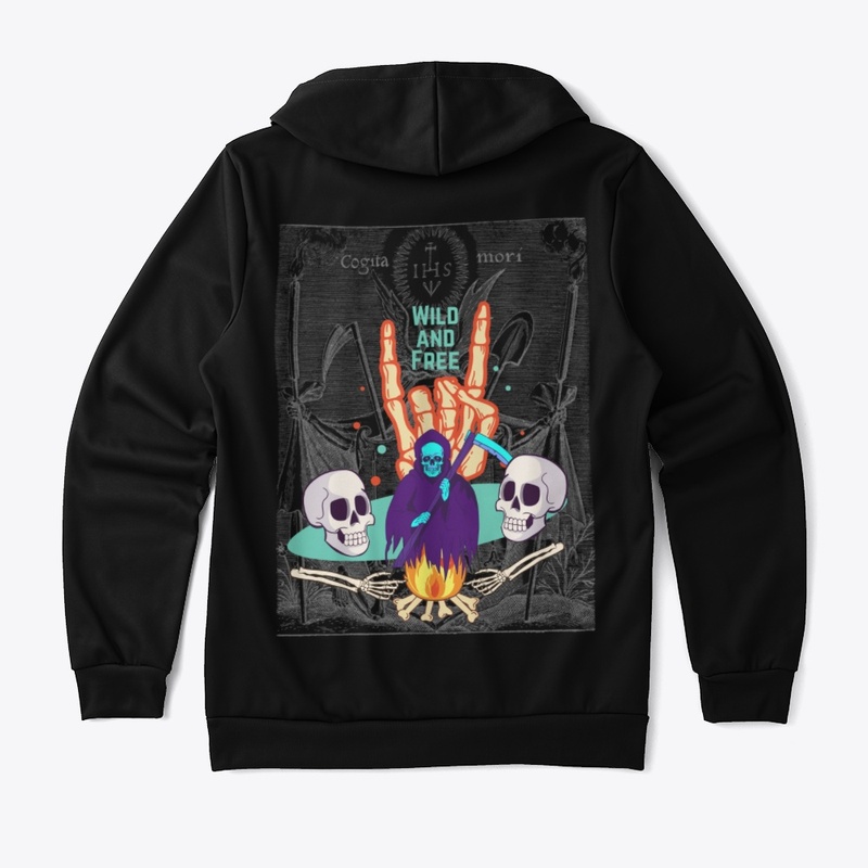 "Wild &amp; Free Skull Tee"