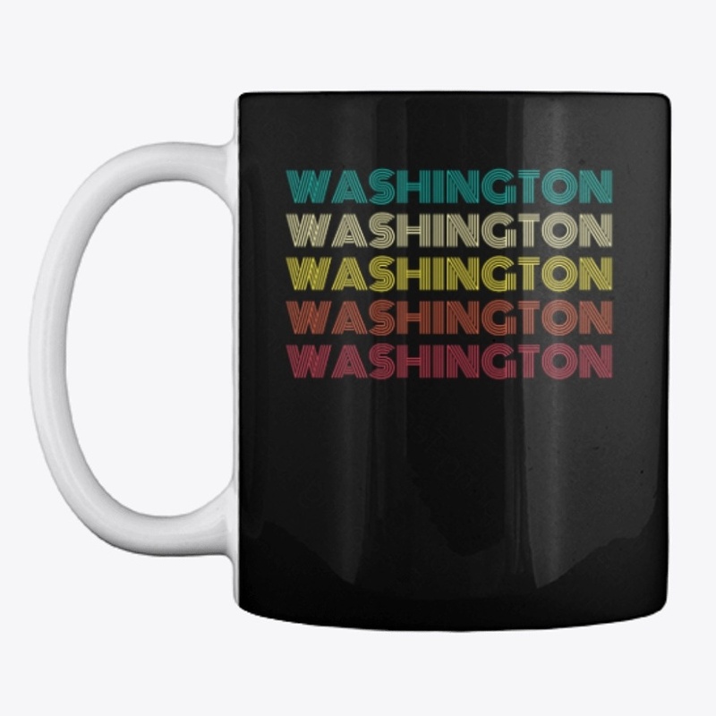 Washington Vintage Sunset Pattern
