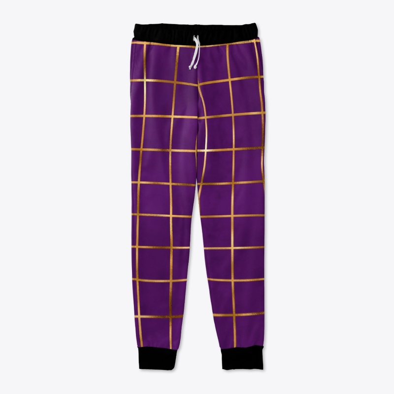 Black, Purple and Gold Frat life 