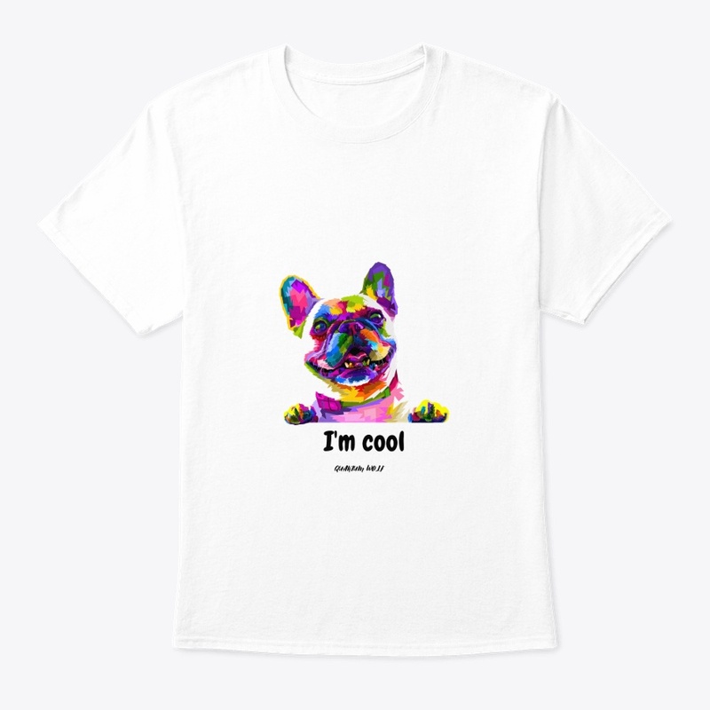 "IAM COOL TEES BY QUANTUM WOLF 
