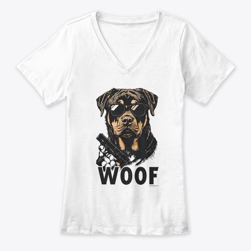 Woof September 2025 - Women's Premium V-Neck Tee