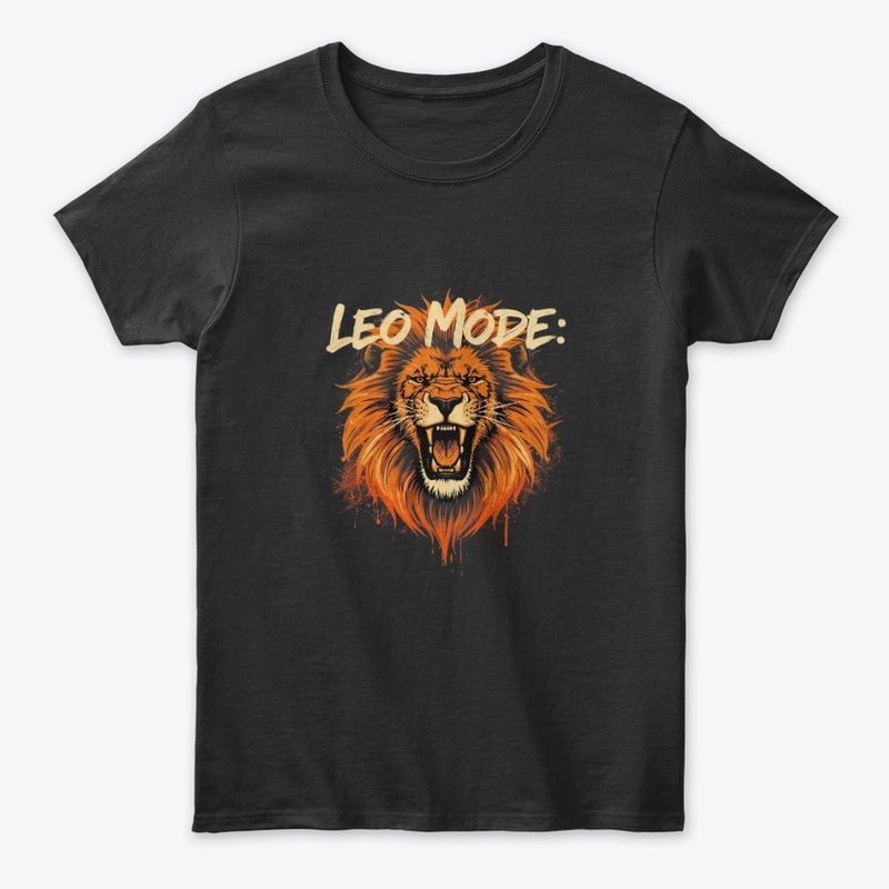Leo Mode Roaring Lion design