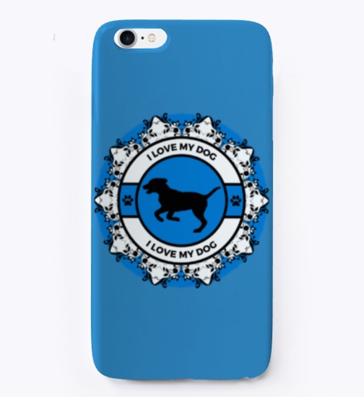 Royal Blue I Love My Dog