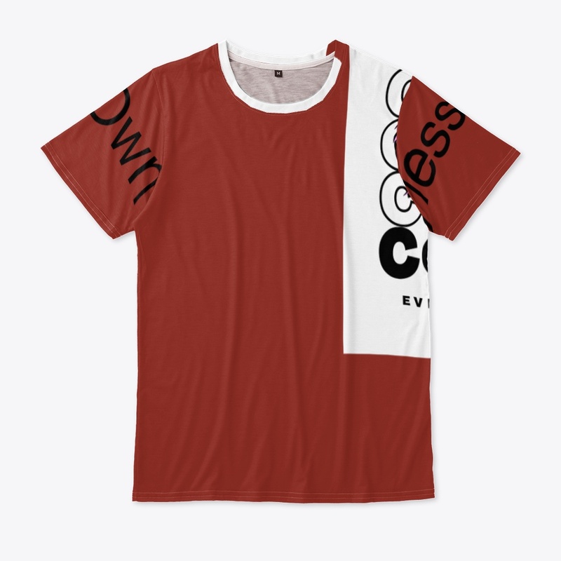 Own Business Red T-Shirt with Unique Gr.
