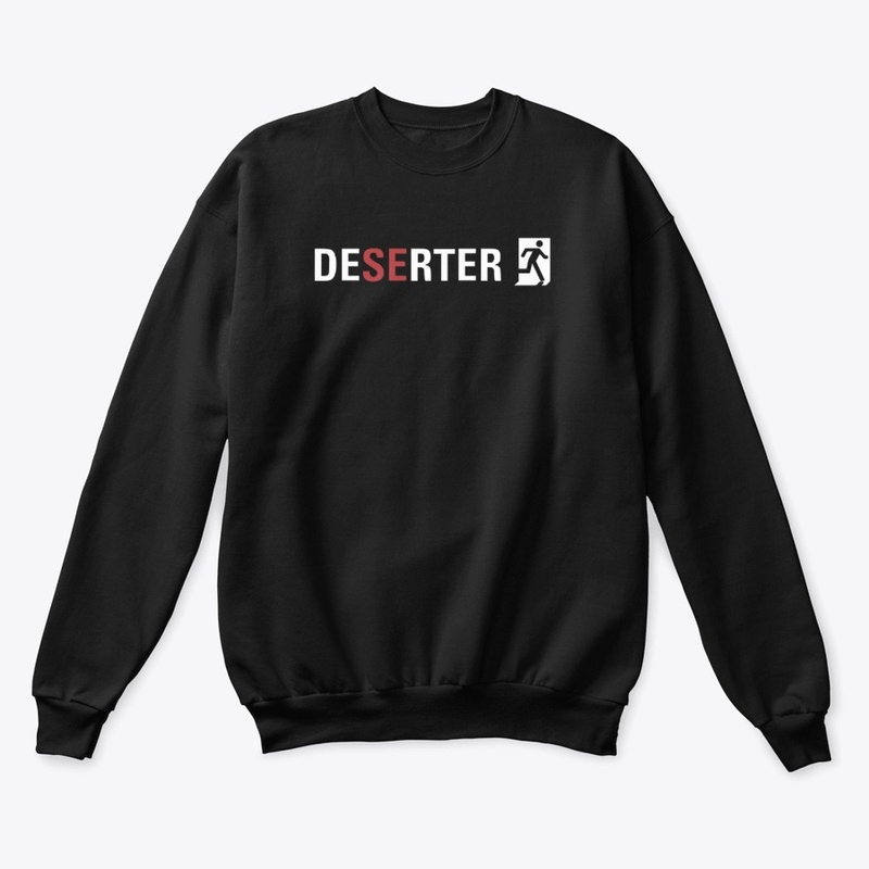 Classic white logo on dark colours