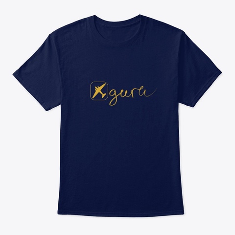 The Aerospace Guru Navy T-Shirt Front